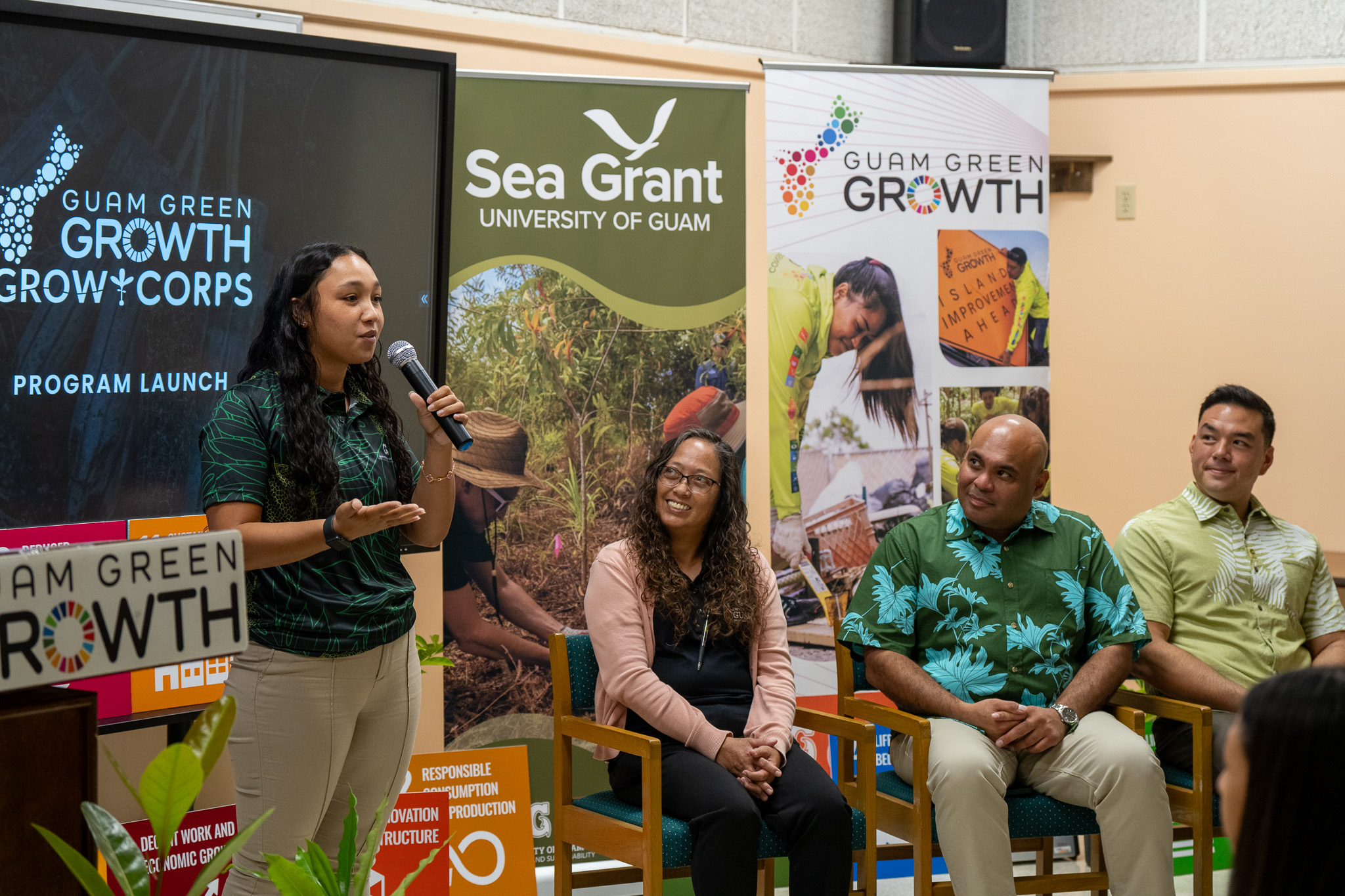 Guam Green Growth GROW Corps member Jove Root says she is ready to give back to the community and support the restoration work at the Ugum watershed to better prepare future generations for a sustainable future.