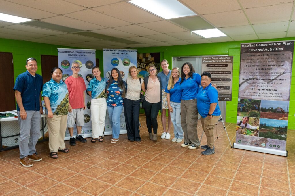 Partners from the UOG CIS & Sea Grant, ICF and the Guam Department of Agriculture were on hand for two townhall style meetings for the Guam Habitat Conservation Plan.  The public is invited to join in these meetings and more will be announced in the future.