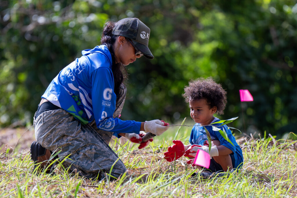 Volunteers and UOG Center for Island Sustainability and Sea Grant team members joined at the Ugum Watershed for the final GROW in Malojloj tree planting event for 2025.  Over 1700 trees were planted during this outing, which added to the total number for the year.