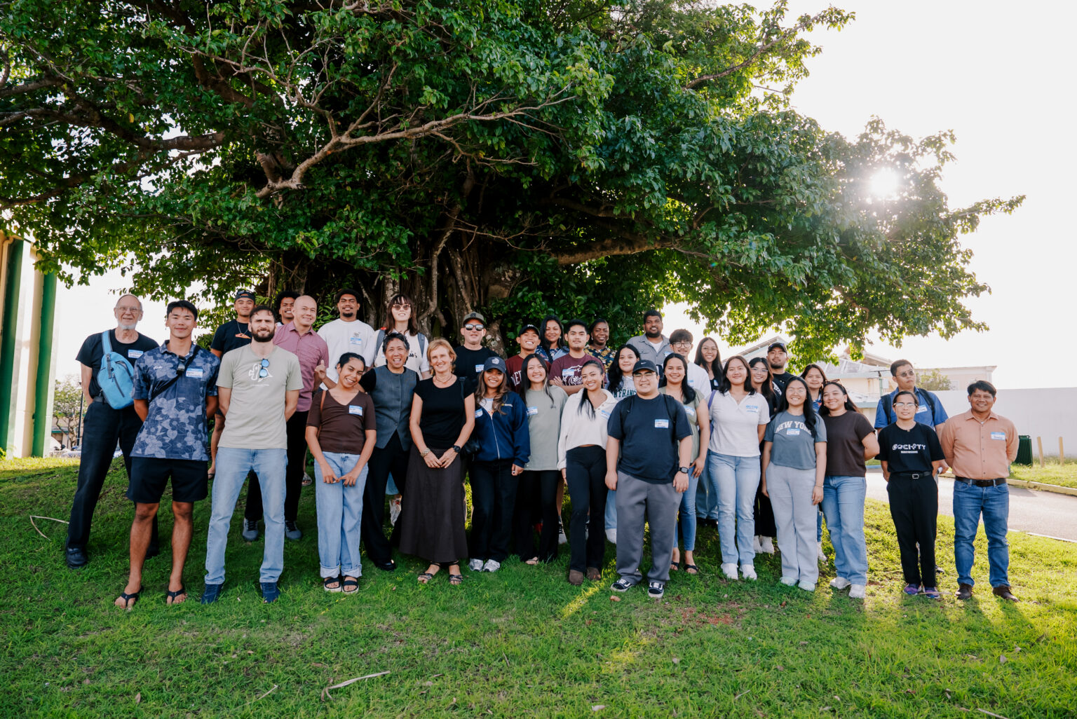 Students and faculty research mentors all together following the 2026 Guam NSF EPSCoR E-CORE/GECCO & SEAS INCLUDES Islands Alliance Student Research Experience orientation.