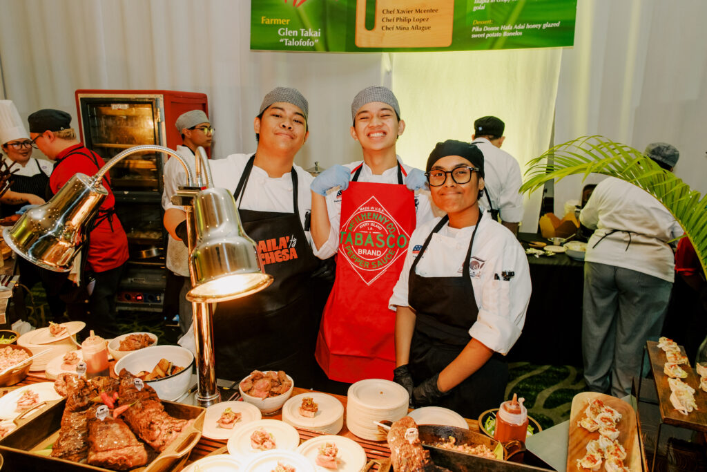 The culinary students are the beneficiaries of the Maila’ Ta Fan Chesa event that makes it return to the Hyatt Grand Ballroom this August.  The Micronesia Chefs’ Association and the American Culinary Federation Guam along with partners are raising funds for their student programs with this event.
